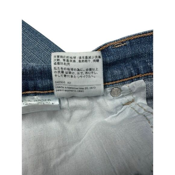 Levi's 513 Bootcut Stretch Denim Jeans Medium Wash Mid Rise Women's Size 30 x 30 - Picture 13 of 13